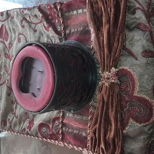 🌺LARGE CANDLE & Holder